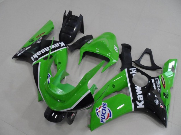 Vert Fuchs Carénage Moto Kawasaki ZX6R 2003-2004 Vert Fuchs Carénage Moto Kawasaki ZX6R 2003-2004