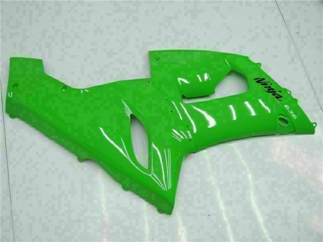 Vert Kit Carénages Motos Complet Kawasaki ZX6R 2005-2006 Vert Kit Carénages Motos Complet Kawasaki ZX6R 2005-2006