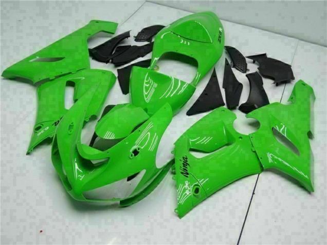 Vert Kit Carénages Motos Complet Kawasaki ZX6R 2005-2006 Vert Kit Carénages Motos Complet Kawasaki ZX6R 2005-2006