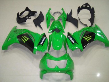 Vert Monster Carénage Moto Kawasaki ZX 250R 2008-2012