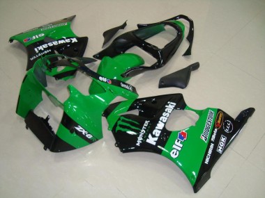 Vert Monster Carénage Moto Kawasaki ZX6R 2000-2002