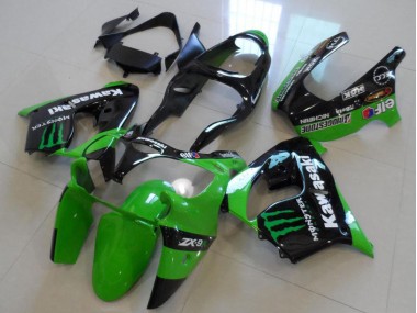 Vert Monster Carénage Moto Kawasaki ZX9R 2000-2001