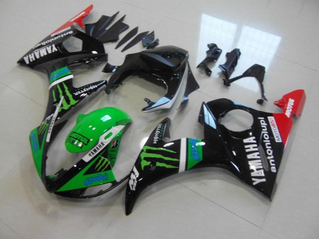 Vert Monster Carénage Moto Yamaha R6 2003-2005 Vert Monster Carénage Moto Yamaha R6 2003-2005