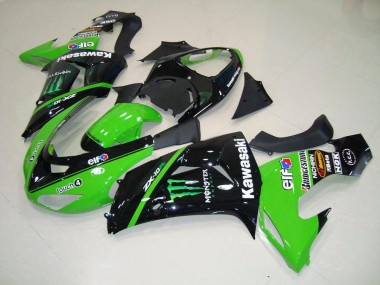 Vert Monster Carénages Moto Kawasaki ZX10R 2006-2007