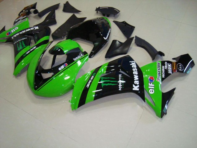 Vert Monster Courses Carénage Moto Kawasaki ZX10R 2006-2007 Vert Monster Courses Carénage Moto Kawasaki ZX10R 2006-2007