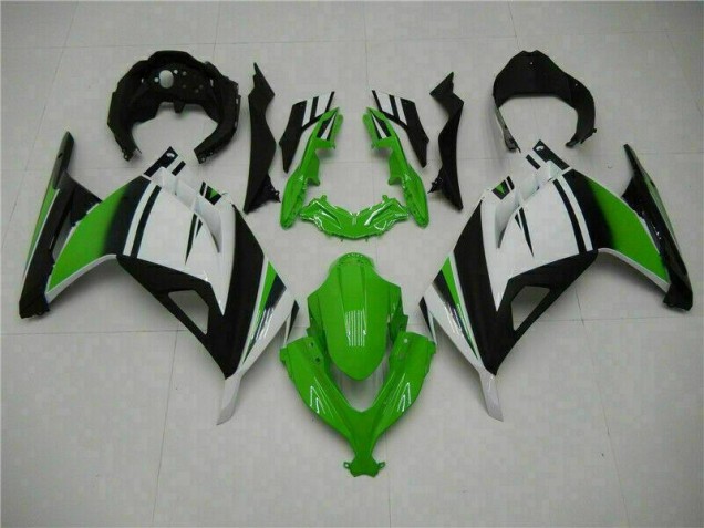 Vert Noir Argent Carénage Moto Kawasaki EX300 2013-2016 Vert Noir Argent Carénage Moto Kawasaki EX300 2013-2016