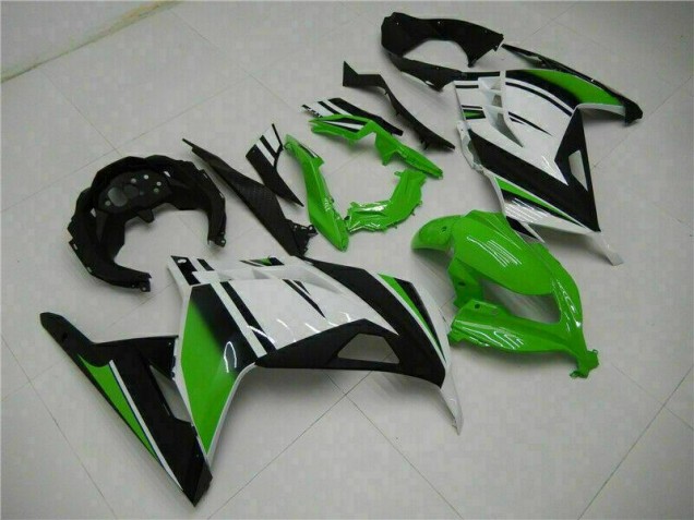 Vert Noir Argent Carénage Moto Kawasaki EX300 2013-2016 Vert Noir Argent Carénage Moto Kawasaki EX300 2013-2016