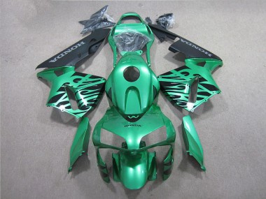 Vert Noir Carénage Moto Honda CBR 600 RR 2005-2006