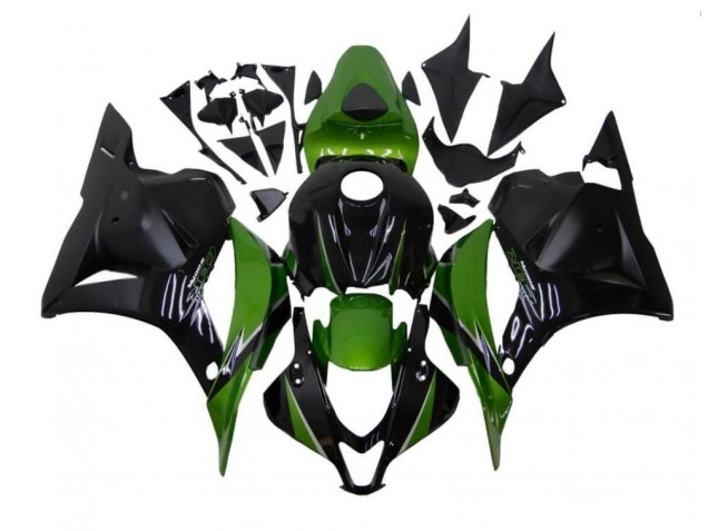 Vert Noir Carénage Moto Honda CBR 600 RR 2009-2012 Vert Noir Carénage Moto Honda CBR 600 RR 2009-2012
