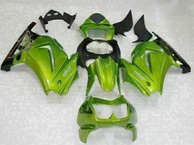 Vert Noir Carénage Moto Kawasaki EX250 2008-2012