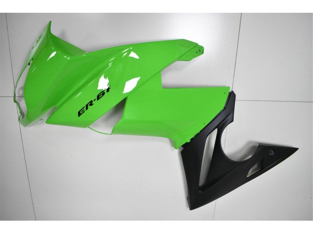 Vert Noir Carénage Moto Kawasaki EX650 2009-2011