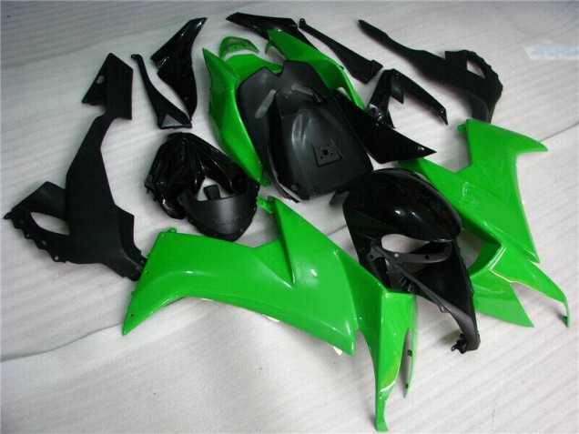 Vert Noir Carénage Moto Kawasaki ZX10R 2008-2010 Vert Noir Carénage Moto Kawasaki ZX10R 2008-2010
