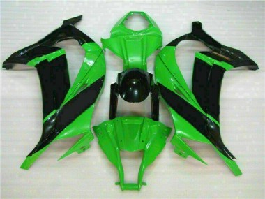 Vert Noir Carénage Moto Kawasaki ZX10R 2011-2015