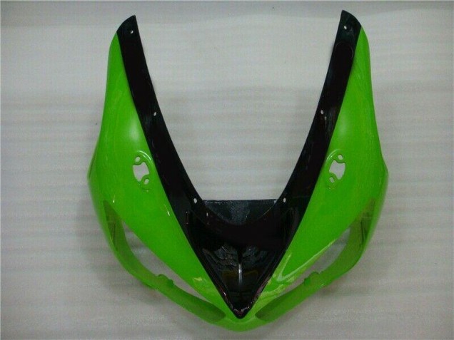 Vert Noir Carénage Moto Kawasaki ZX6R 2005-2006 Vert Noir Carénage Moto Kawasaki ZX6R 2005-2006