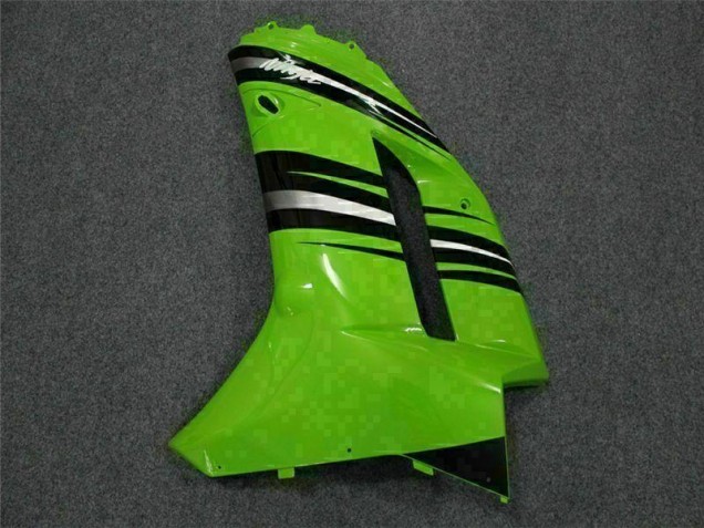 Vert Noir Carénage Moto Kawasaki ZX6R 2007-2008 Vert Noir Carénage Moto Kawasaki ZX6R 2007-2008