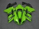 Vert Noir Carénage Moto Kawasaki ZX6R 2007-2008 Vert Noir Carénage Moto Kawasaki ZX6R 2007-2008