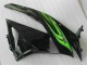 Vert Noir Carénage Moto Kawasaki ZX6R 2009-2012 Vert Noir Carénage Moto Kawasaki ZX6R 2009-2012
