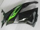 Vert Noir Carénage Moto Kawasaki ZX6R 2009-2012 Vert Noir Carénage Moto Kawasaki ZX6R 2009-2012