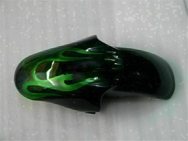 Vert Noir Carénage Moto Yamaha R6 1998-2002 Vert Noir Carénage Moto Yamaha R6 1998-2002
