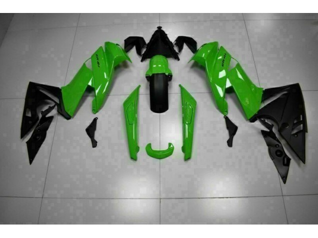 Vert Noir Carénages Moto Kawasaki EX650 2009-2011 Vert Noir Carénages Moto Kawasaki EX650 2009-2011