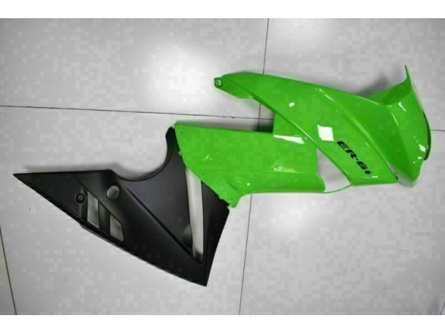 Vert Noir Carénages Moto Kawasaki EX650 2009-2011 Vert Noir Carénages Moto Kawasaki EX650 2009-2011