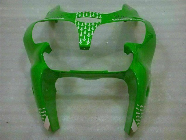 Vert Noir Carénages Moto Kawasaki ZX6R 2000-2002 Vert Noir Carénages Moto Kawasaki ZX6R 2000-2002