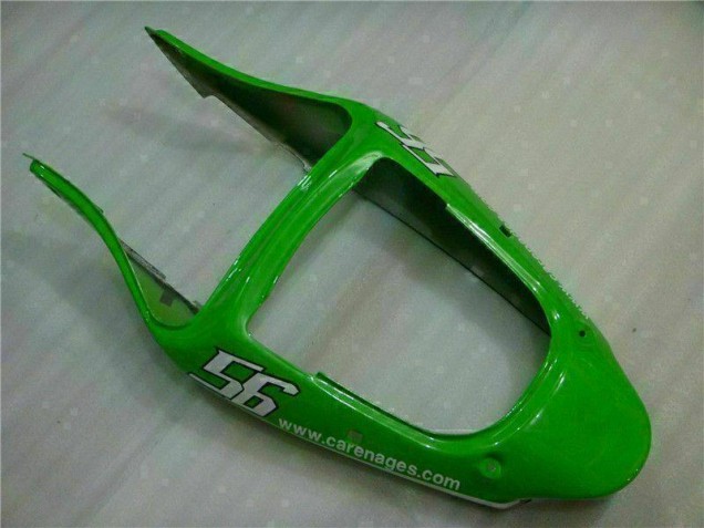 Vert Noir Carénages Moto Kawasaki ZX6R 2000-2002 Vert Noir Carénages Moto Kawasaki ZX6R 2000-2002