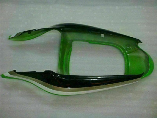 Vert Noir Carénages Moto Kawasaki ZX6R 2000-2002 Vert Noir Carénages Moto Kawasaki ZX6R 2000-2002