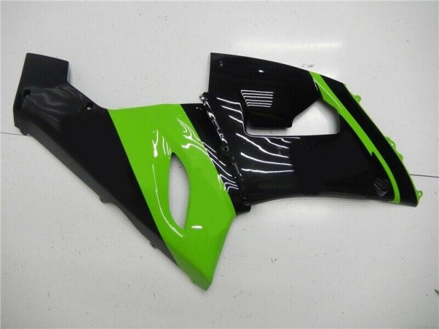 Vert Noir Carénages Moto Kawasaki ZX6R 2005-2006 Vert Noir Carénages Moto Kawasaki ZX6R 2005-2006