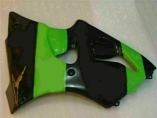Vert Noir Carrosserie Moto Kawasaki ZX6R 2000-2002 Vert Noir Carrosserie Moto Kawasaki ZX6R 2000-2002