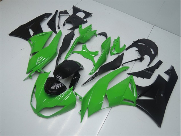 Vert Noir Carrosserie Moto Kawasaki ZX6R 2009-2012 Vert Noir Carrosserie Moto Kawasaki ZX6R 2009-2012