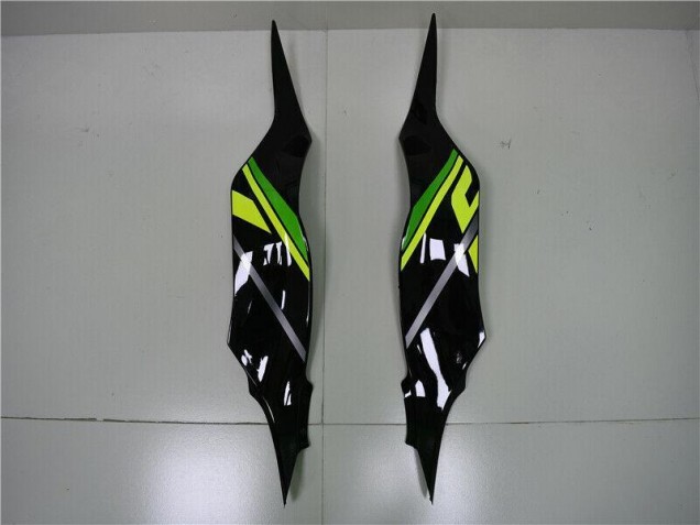 Vert Noir Carrosserie Moto Kawasaki ZX6R 2013-2018 Vert Noir Carrosserie Moto Kawasaki ZX6R 2013-2018