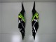 Vert Noir Carrosserie Moto Kawasaki ZX6R 2013-2018 Vert Noir Carrosserie Moto Kawasaki ZX6R 2013-2018