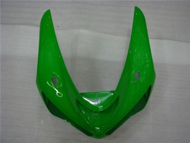 Vert Noir Mat Carénage Moto Kawasaki ZX6R 2005-2006 Vert Noir Mat Carénage Moto Kawasaki ZX6R 2005-2006