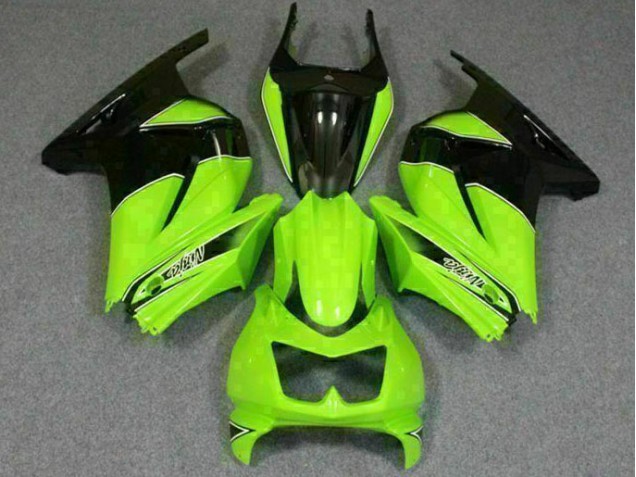 Vert Noir Ninja Carénages Moto Kawasaki EX250 2008-2012