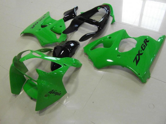 Vert Noir Tail Carénage Moto Kawasaki ZX6R 2000-2002 Vert Noir Tail Carénage Moto Kawasaki ZX6R 2000-2002