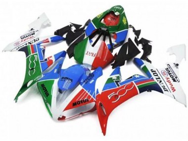 Vert Rouge Bleu Blanc Carénage Moto Yamaha R1 2004-2006