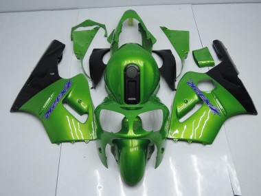 Vert et Noir Carénage Moto Kawasaki ZX12R 2000-2001
