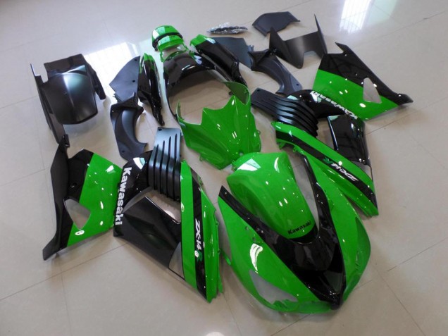Vert et Noir Carénage Moto Kawasaki ZX14R ZZR 1400 2006-2011 Vert et Noir Carénage Moto Kawasaki ZX14R ZZR 1400 2006-2011