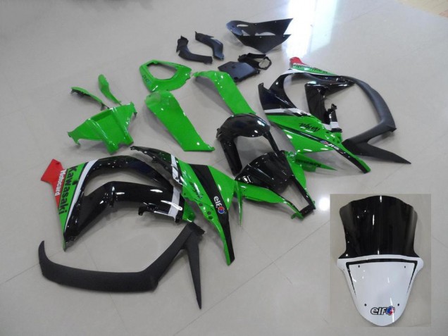 Vert et Noir Carénages Moto Kawasaki ZX10R 2011-2015 Vert et Noir Carénages Moto Kawasaki ZX10R 2011-2015