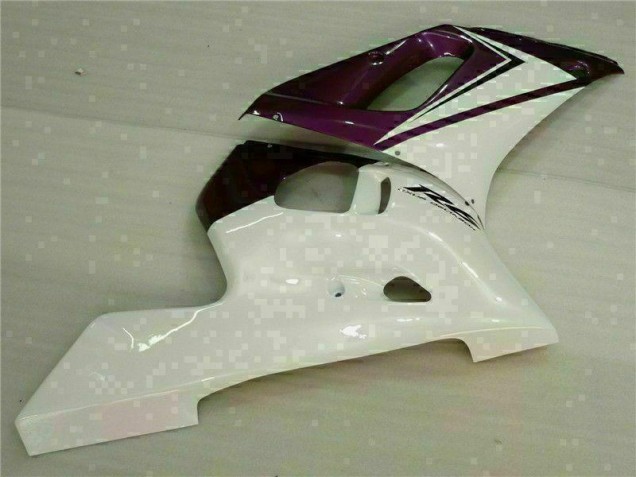 Violet Blanc Carénage Moto Yamaha R6 1998-2002 Violet Blanc Carénage Moto Yamaha R6 1998-2002