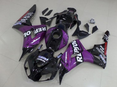 Violet Repsol Carénage Moto Honda CBR 1000 RR 2006-2007
