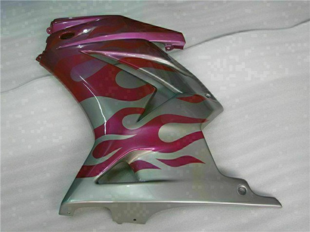 Violet Rouge Carénage Moto Kawasaki EX250 2008-2012 Violet Rouge Carénage Moto Kawasaki EX250 2008-2012