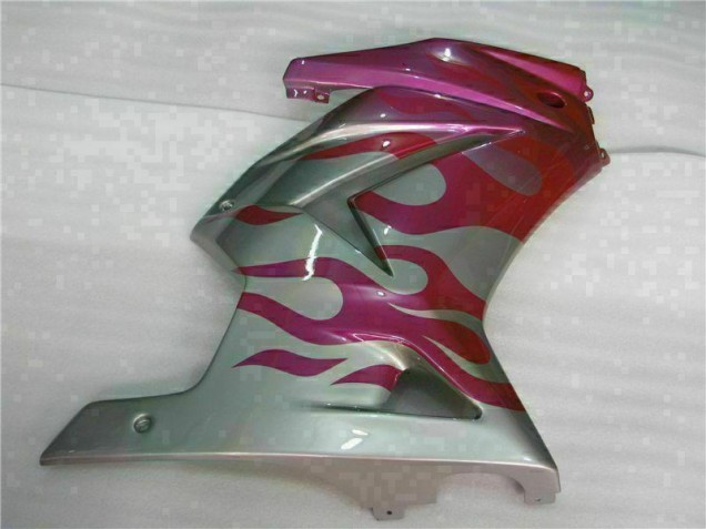 Violet Rouge Carénage Moto Kawasaki EX250 2008-2012 Violet Rouge Carénage Moto Kawasaki EX250 2008-2012