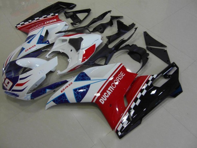 Étoile Carénage Moto Ducati 848 1098 1198 2007-2014 Étoile Carénage Moto Ducati 848 1098 1198 2007-2014